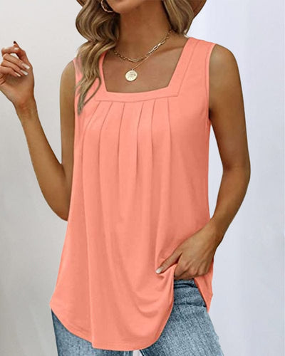 Anne Square Neckline Top