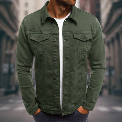 Giovanni Modern Stretch Denim Jacket