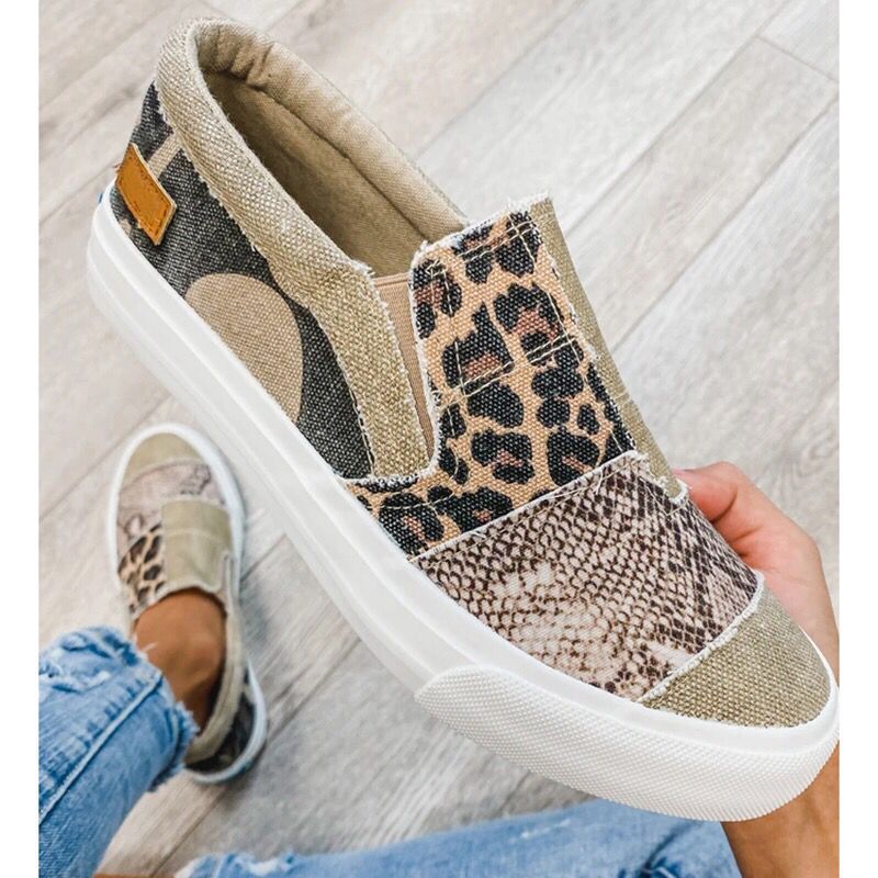 Noemi Canvas Slip-On Sneakers