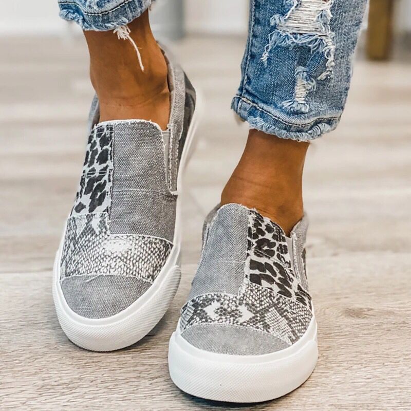 Noemi Canvas Slip-On Sneakers