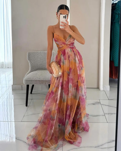 Ellington & Co. – Stunning Floral Print Maxi Dress