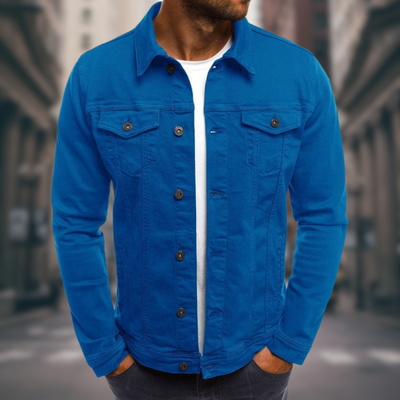 Giovanni Modern Stretch Denim Jacket