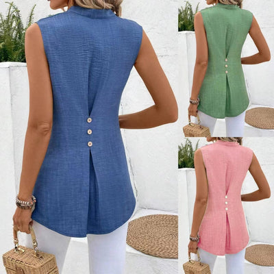 Elowen Back-Buttoned Blouse