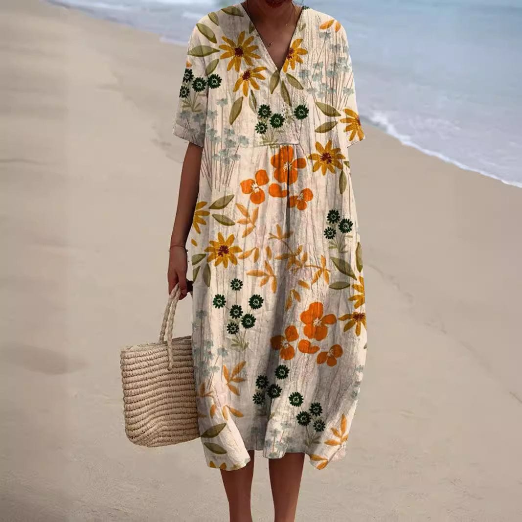 Nicka Vibrant Floral Dress