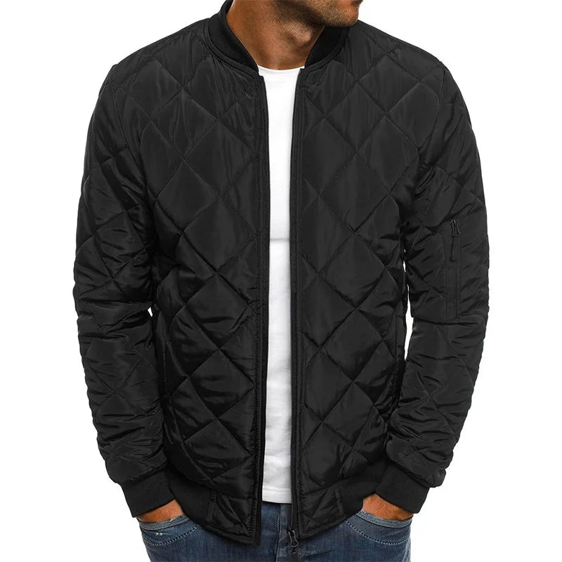 Renzo Quilted Bomber Jacket