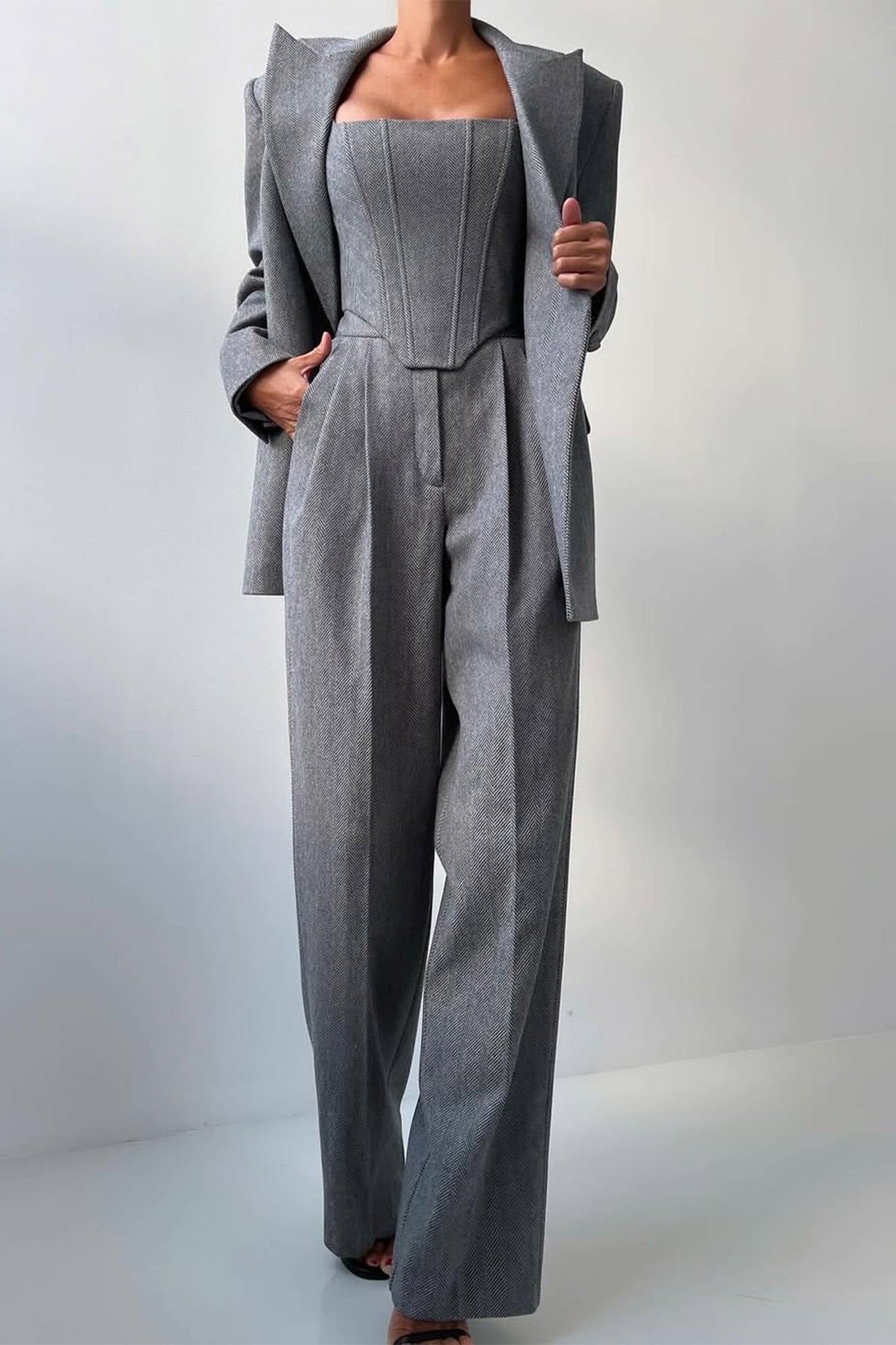 Mayfair Chic Blazer Set