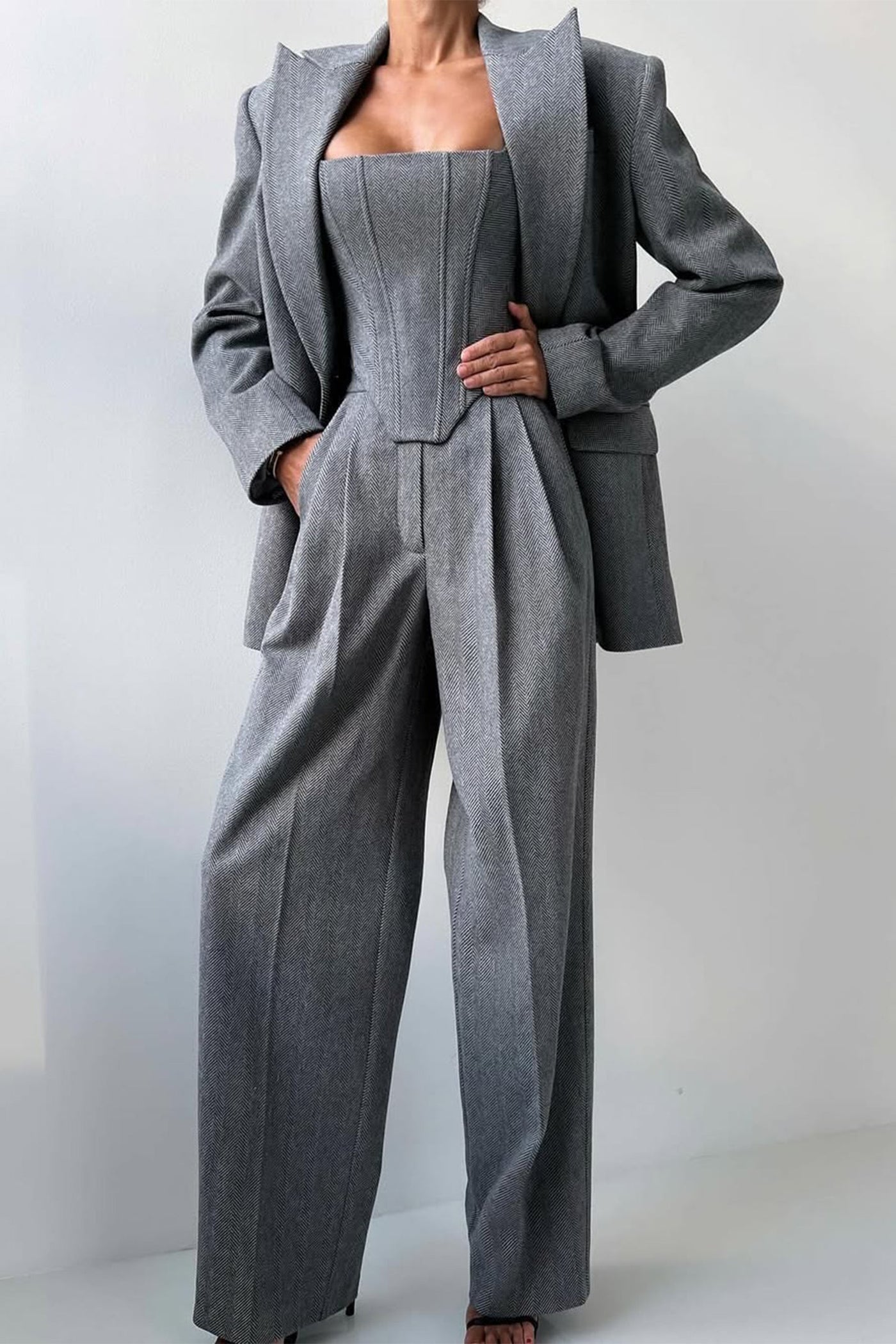 Mayfair Chic Blazer Set