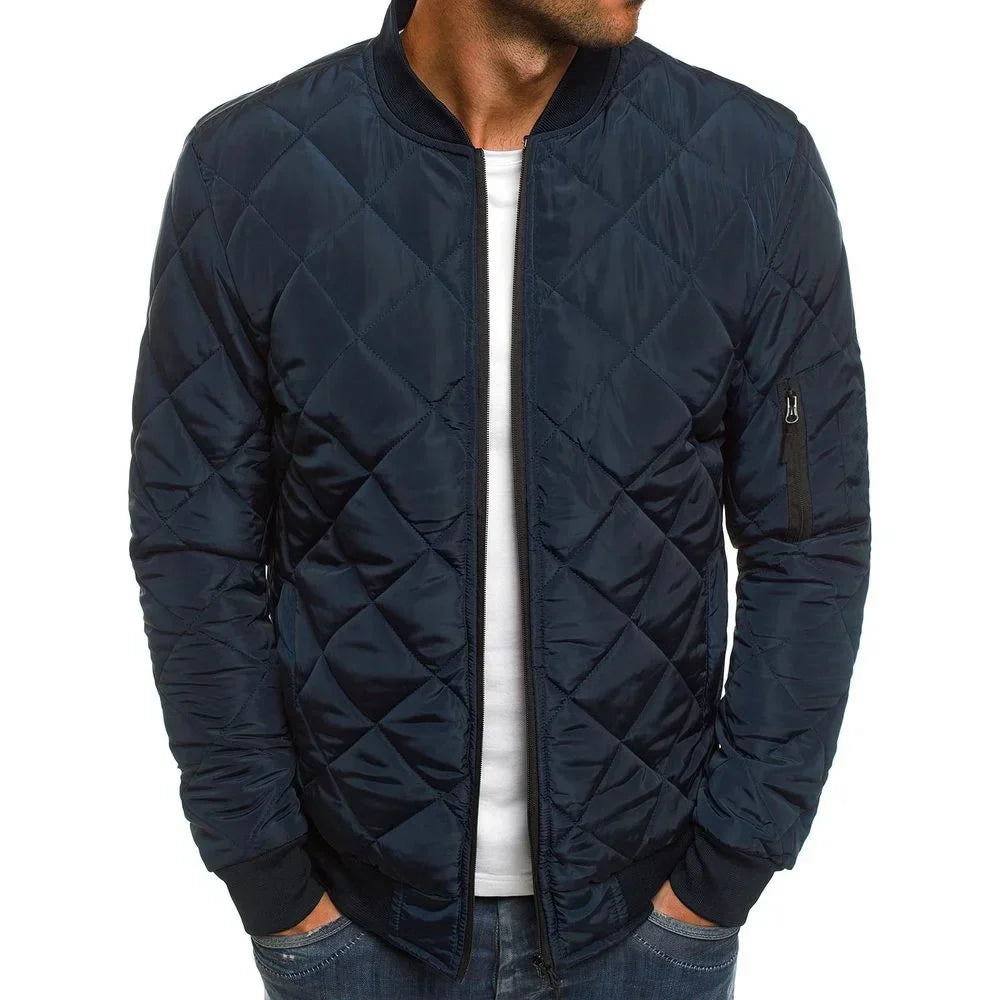 Renzo Quilted Bomber Jacket