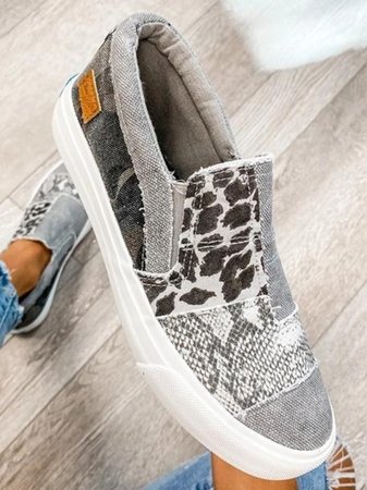 Noemi Canvas Slip-On Sneakers
