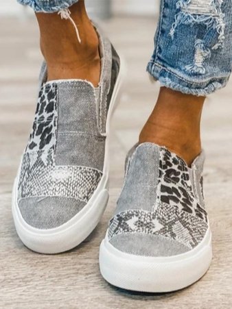 Noemi Canvas Slip-On Sneakers