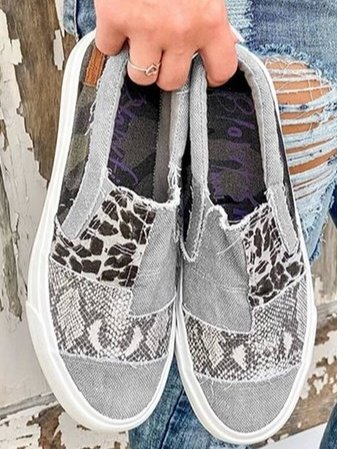 Noemi Canvas Slip-On Sneakers