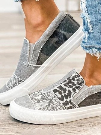 Noemi Canvas Slip-On Sneakers