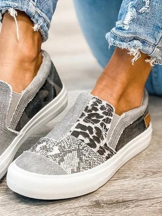 Noemi Canvas Slip-On Sneakers