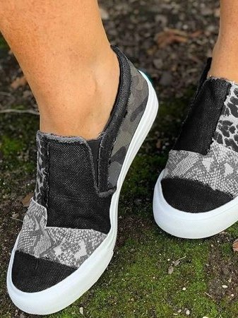 Noemi Canvas Slip-On Sneakers