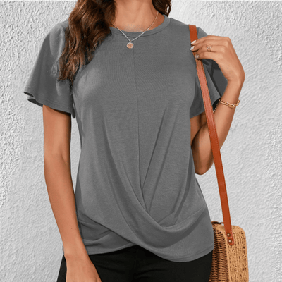 Luna Tummy Tucking Round-Neck Top