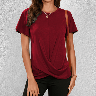 Luna Tummy Tucking Round-Neck Top