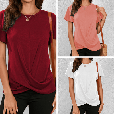 Luna Tummy Tucking Round-Neck Top