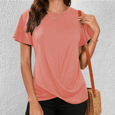 Luna Tummy Tucking Round-Neck Top