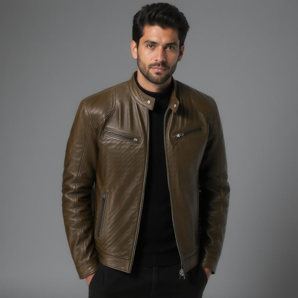 Stefan | Men's Leather Jacket